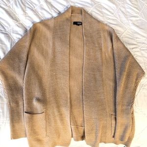 Tan knit cardigan